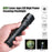 TANK007 KZ01 Zoomable LED Flashlight 1300 Lumens Outdoor Hunting Fishing Rechargeable Torch - 2