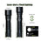 TANK007 KZ01 Zoomable LED Flashlight 1300 Lumens Outdoor Hunting Fishing Rechargeable Torch - 6