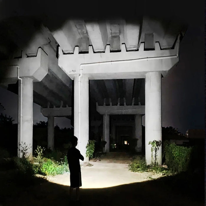TANK007 KZ02 Zoomable LED Flashlight Outdoor 1000 Lumens Rechargeable High Brightness Torch - 5