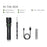 TANK007 KZ02 Zoomable LED Flashlight Outdoor 1000 Lumens Rechargeable High Brightness Torch - 7