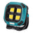 W894-1 COB Magnetic Floodlight Work Lamp Portable Emergency Flashlight (No Battery) - Blue - 1