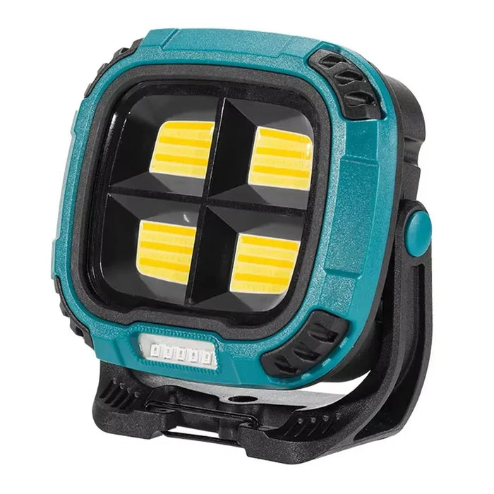 W894-1 COB Magnetic Floodlight Work Lamp Portable Emergency Flashlight (No Battery) - Blue - 1