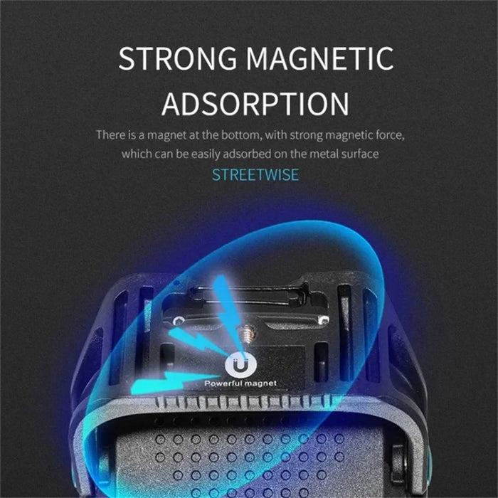W894-1 COB Magnetic Floodlight Work Lamp Portable Emergency Flashlight (No Battery) - Blue - 7