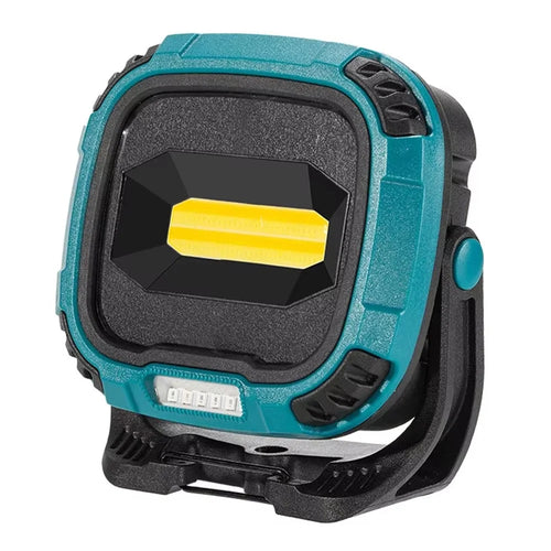W895-1 COB Portable Floodlight Rechargeable Work Light Multi-Functional Flashlight (Without Battery) - Blue - 1