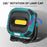 W895-1 COB Portable Floodlight Rechargeable Work Light Multi-Functional Flashlight (Without Battery) - Blue - 2