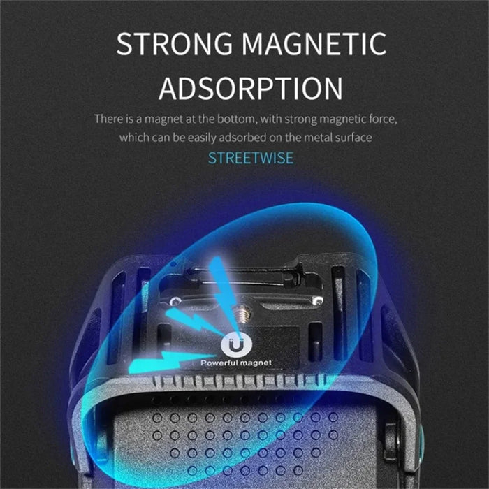 W895-1 COB Portable Floodlight Rechargeable Work Light Multi-Functional Flashlight (Without Battery) - Blue - 7