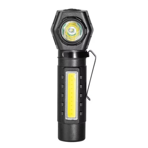 KX212 Aluminum Alloy USB Rechargeable COB Flashlight LED Headlamp High Intensity Long Range Camping Light - 1