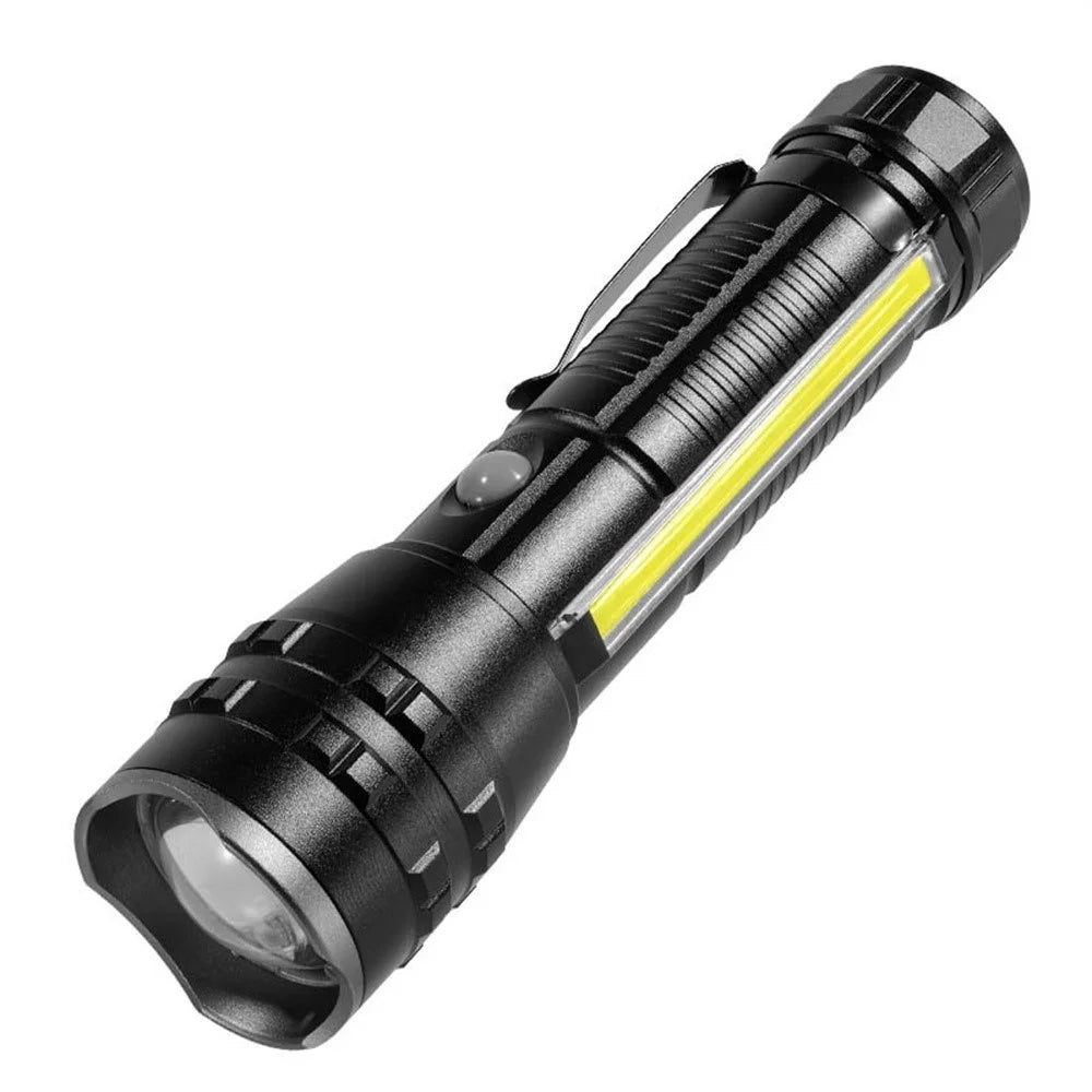 P27 Pen Clip Flashlight High Brightness Outdoor Emergency Torch with Magnetic Base ( No Battery ) - 1