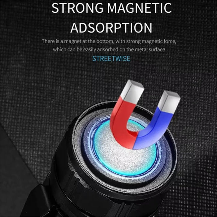 P27 Pen Clip Flashlight High Brightness Outdoor Emergency Torch with Magnetic Base ( No Battery ) - 6