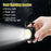 W5134 Mini LED Flashlight Keychain Light with Bottle Opener Portable High Brightness Magnetic Lamp - Black - 4