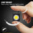 W5134 Mini LED Flashlight Keychain Light with Bottle Opener Portable High Brightness Magnetic Lamp - Black - 6