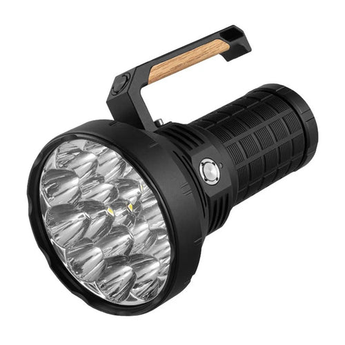 W5221-1 High Power Type C Rechargeable Handheld Spotlight Dimmable 16 Leds Searchlight for Patrol - 1