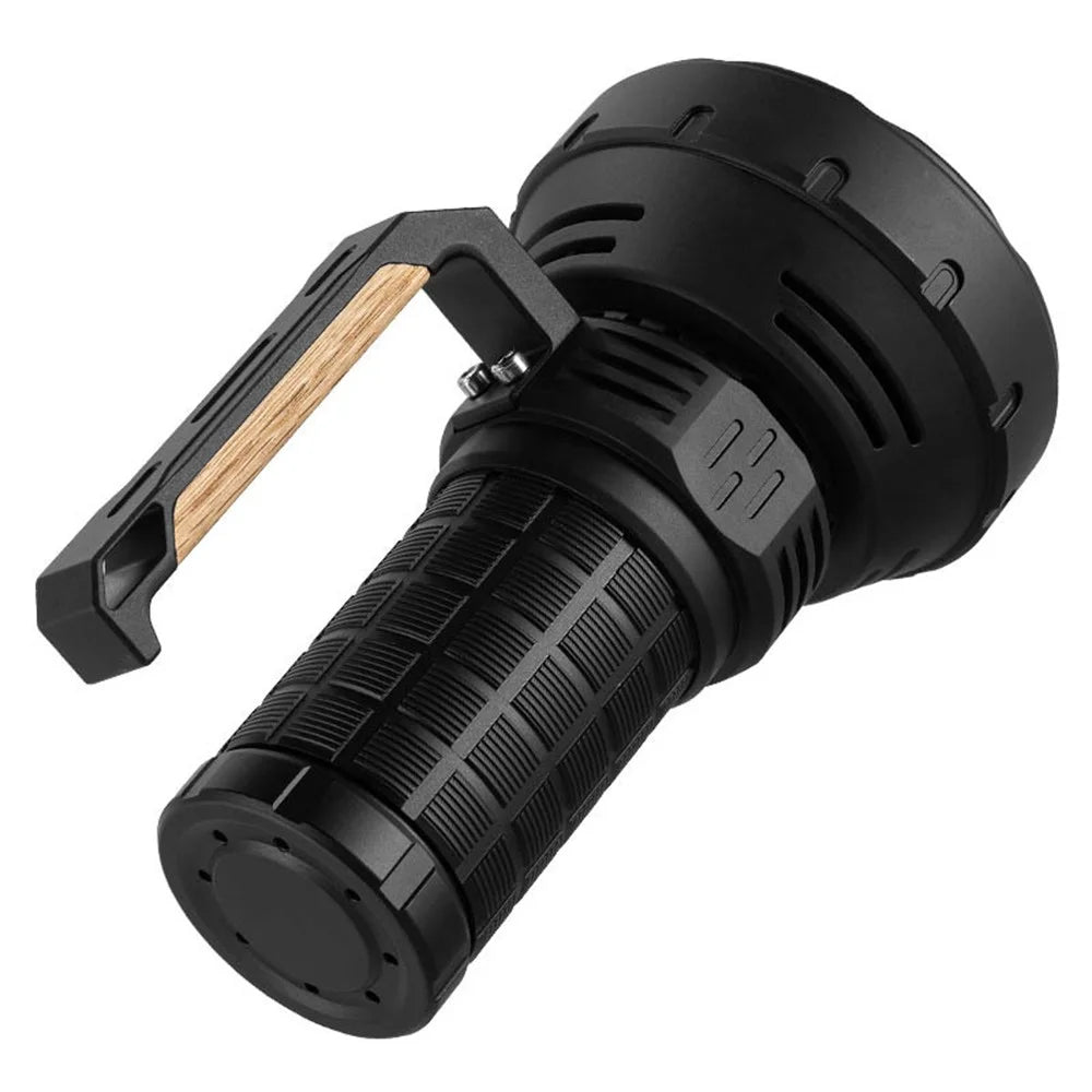 W5221-1 High Power Type C Rechargeable Handheld Spotlight Dimmable 16 Leds Searchlight for Patrol - 2