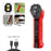 XTE + COB Dual Light Source Flashlight 180 Degree Rotatable Magnetic Work Light with Clip - Red - 3