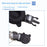 For AirTag Tracker Protector Cat Ear Design Silicone Case Pet Collar with ID Address Tag - Black - 5