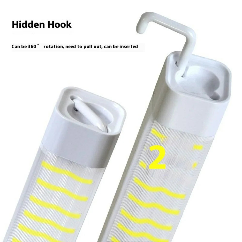 20W 65000K Waterproof LED Rechargeable Light Tube Magnetic Hanging Outdoor Emergency Lamp - 5