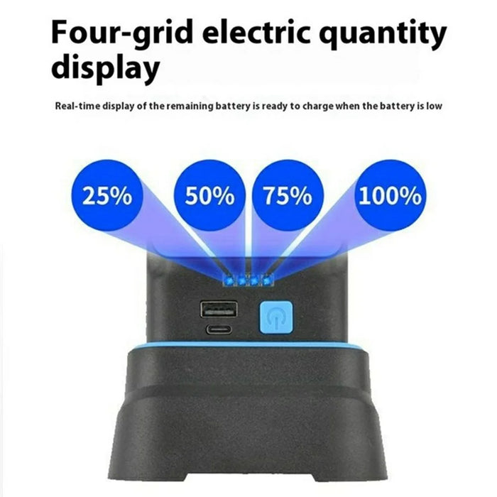 GZ02901 Solar Powered Multi-Function USB Work Light Portable Emergency Lamp Camping Light - 2