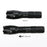 ULTRAFIRE A100 USB Rechargeable Flashlight 5 Modes Adjustable Focus Waterproof T6 LED Torch, with EU Plug Charger - 2