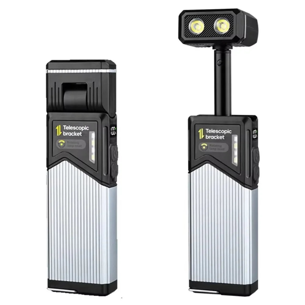 TG-GZ04301 Rechargeable LED Work Light Stretchable Rotatable Flashlight with Magnetic Base and Type-C Charging for Car Repair - 1