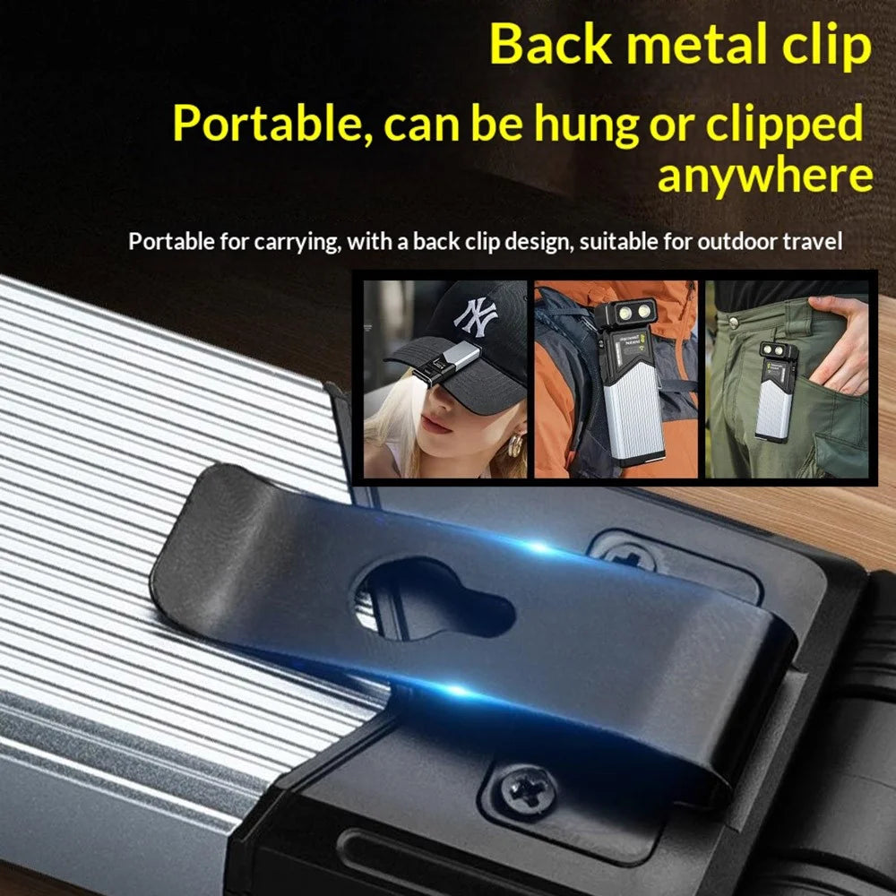 TG-GZ04301 Rechargeable LED Work Light Stretchable Rotatable Flashlight with Magnetic Base and Type-C Charging for Car Repair - 7
