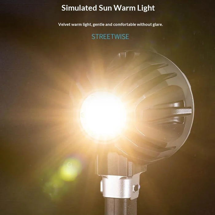 W5218B Size S Handheld Searchlight Built-in 3000mAh Battery P50 + COB LED Work Light Outdoor Warning Lamp - 4