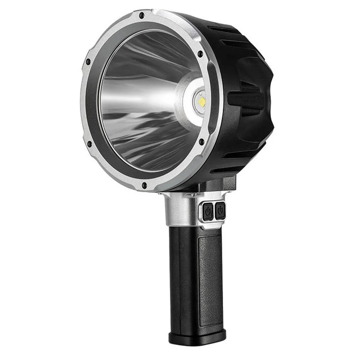 W5219B Size L Handheld Searchlight Built-in 3000mAh Battery P50 + COB LED Work Light Outdoor Warning Lamp - 2