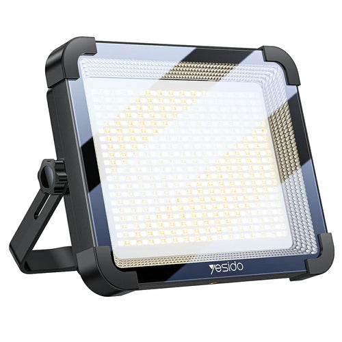 YESIDO DH17 Outdoor Floodlight Emergency Light 600 LED Fill Light 10000mAh Battery for Camping / Fishing - Black - 1