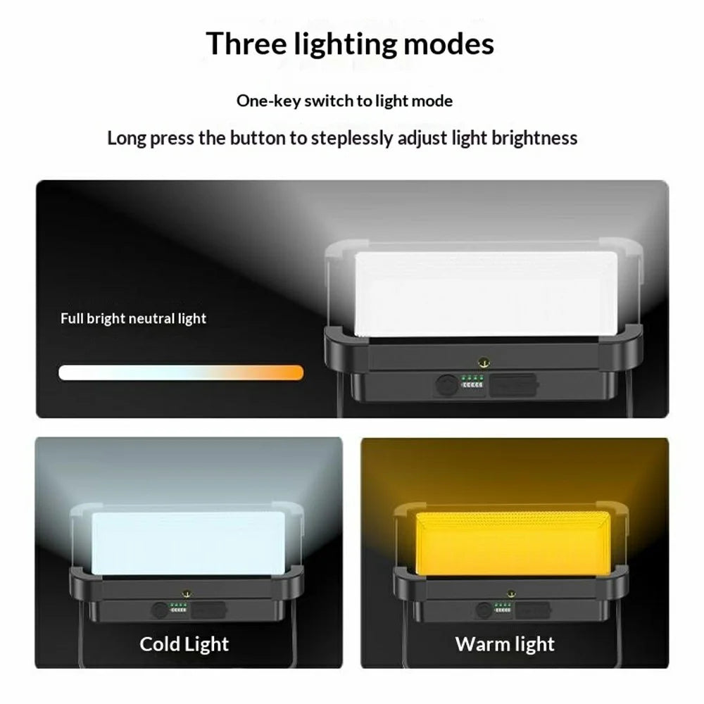 YESIDO DH17 Outdoor Floodlight Emergency Light 600 LED Fill Light 10000mAh Battery for Camping / Fishing - Black - 3