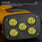 W5216 Clip Hook Multi-Function Work Light Car Emergency Flashlight with Strong Magnet  /  Window Breaker  /  Safety Hammer - Yellow - 5