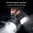 YESIDO TC12 Multifunctional Rechargeable Dual Lamp Lighting Flashlight 840LM High Power Flash Light for Outdoor Emergency - Black - 3