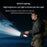 YESIDO TC12 Multifunctional Rechargeable Dual Lamp Lighting Flashlight 840LM High Power Flash Light for Outdoor Emergency - Black - 4
