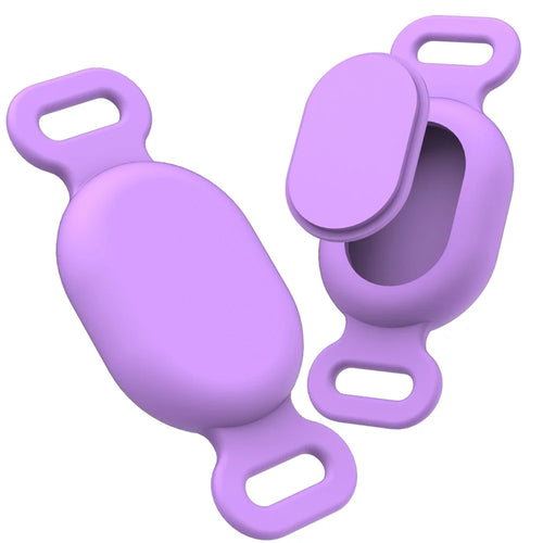 Silicone Case for Xiaomi Tag Bluetooth-compatible Tracker Waterproof Protective Cover - Purple - 1