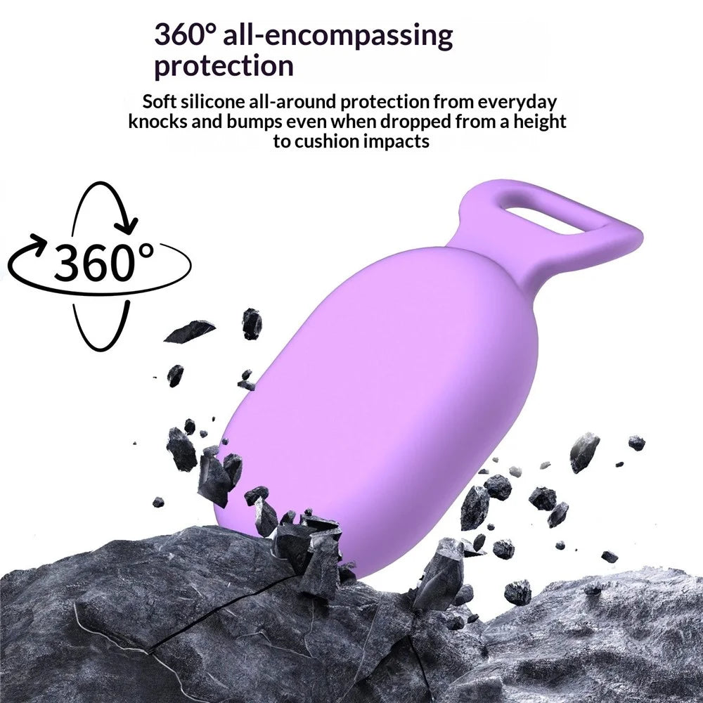 Silicone Case for Xiaomi Tag Bluetooth-compatible Tracker Waterproof Protective Cover - Purple - 2