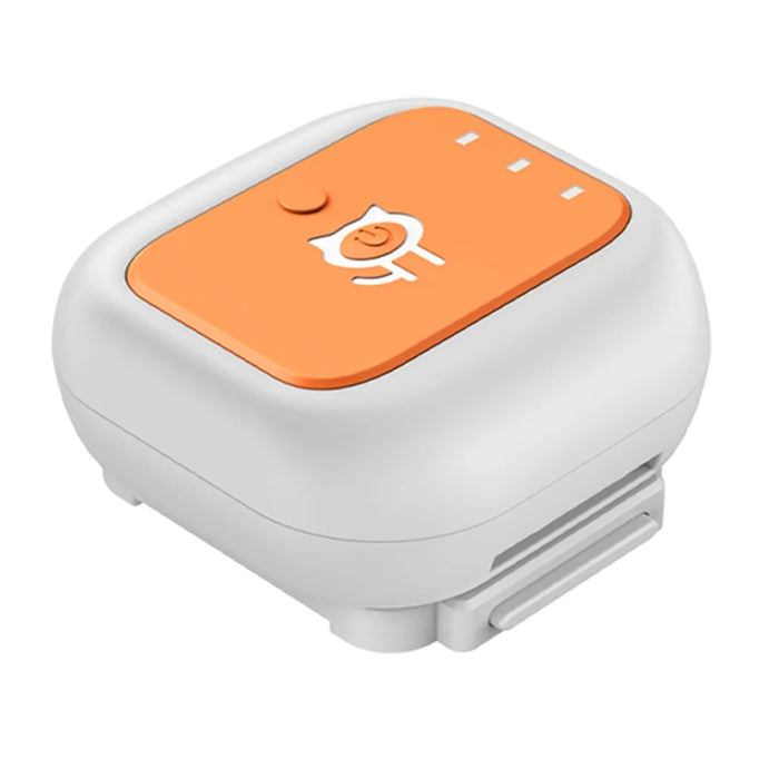 G01 Waterproof Smart Pet Tracker WiFi+GPS Positioning Anti-Lost Collar for Cats Dogs, Eurasian Version - Orange S - 2