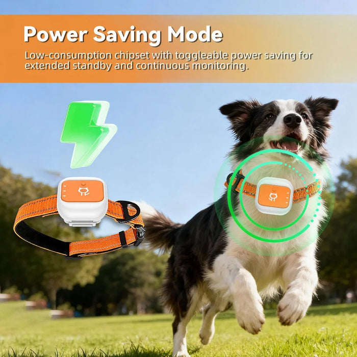 G01 Waterproof Smart Pet Tracker WiFi+GPS Positioning Anti-Lost Collar for Cats Dogs, Eurasian Version - Orange S - 7
