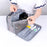 Small Size Portable Travel Multi-pocket Toiletry Bag Oxford Cloth Makeup Cosmetics Storage Bag - Grey - 4