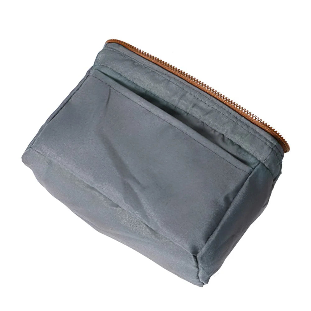 WEEKEIGHT Fashion Cosmetic Bag Waterproof Canvas Makeup Bag Travel Toiletry Organizer - Sky Blue - 7