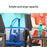 Wet Dry Separation Large Capacity Waterproof Oxford Fabric Beach Swimming Storage Bag Travel Organizer - Dark Blue Stars - 2