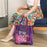 TB-0555 PVC Waterproof Translucent Large Capacity Wash Bag Hand Bag Storage Bag - Purple - 4
