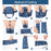 Foldable Basin for Home Fishing Camping Washbasin Bucket Foot Bath Sink Washing Basket, Size S - Dark Blue Bird - 4