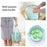 Foldable Basin for Home Fishing Camping Washbasin Bucket Foot Bath Sink Washing Basket, Size S - Dark Blue Bird - 7