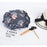 Portable Travel Toiletry Bag Drawstring Makeup Cosmetics Storage Bag with Magic Tape Lid - Pink/Stripe - 3