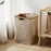 Laundry Basket Organization Collapsible Cotton Linen Storage Basket for Clothes Blanket Kids Toy, Size S - 6
