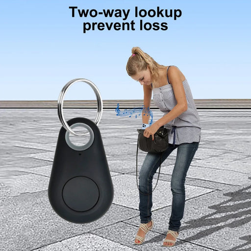 FD-01 Smart Bluetooth-compatible Item Locator Two-Way Finder Key Wallet Dog Tracker Anti-Lost Tag Alarm Reminder - Black - 2