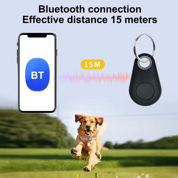 FD-01 Smart Bluetooth-compatible Item Locator Two-Way Finder Key Wallet Dog Tracker Anti-Lost Tag Alarm Reminder - Black - 3