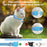 For AirTag Silicone Case Reflective Pet Collar GPS Tracker Protective Cover with Bell - Blue - 4