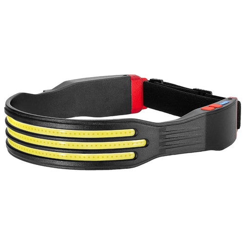 W695-3 Mini LED Headlight Multi-Function COB Headlamp with Red Warning Outdoor Headband Light - 1