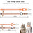 2Pcs / Set Protective Case for AirTag Reflective Nylon Pet Collar GPS Tracker Silicone Cover with Bell - Orange - 7