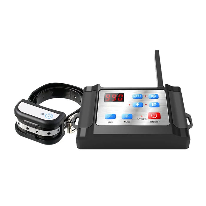 888 2-in-1 Outdoor Wireless Fence System for Dogs Electronic Pet Collar 1 Wireless Transmitter + 3 Collar Receiver - EU Plug - 3