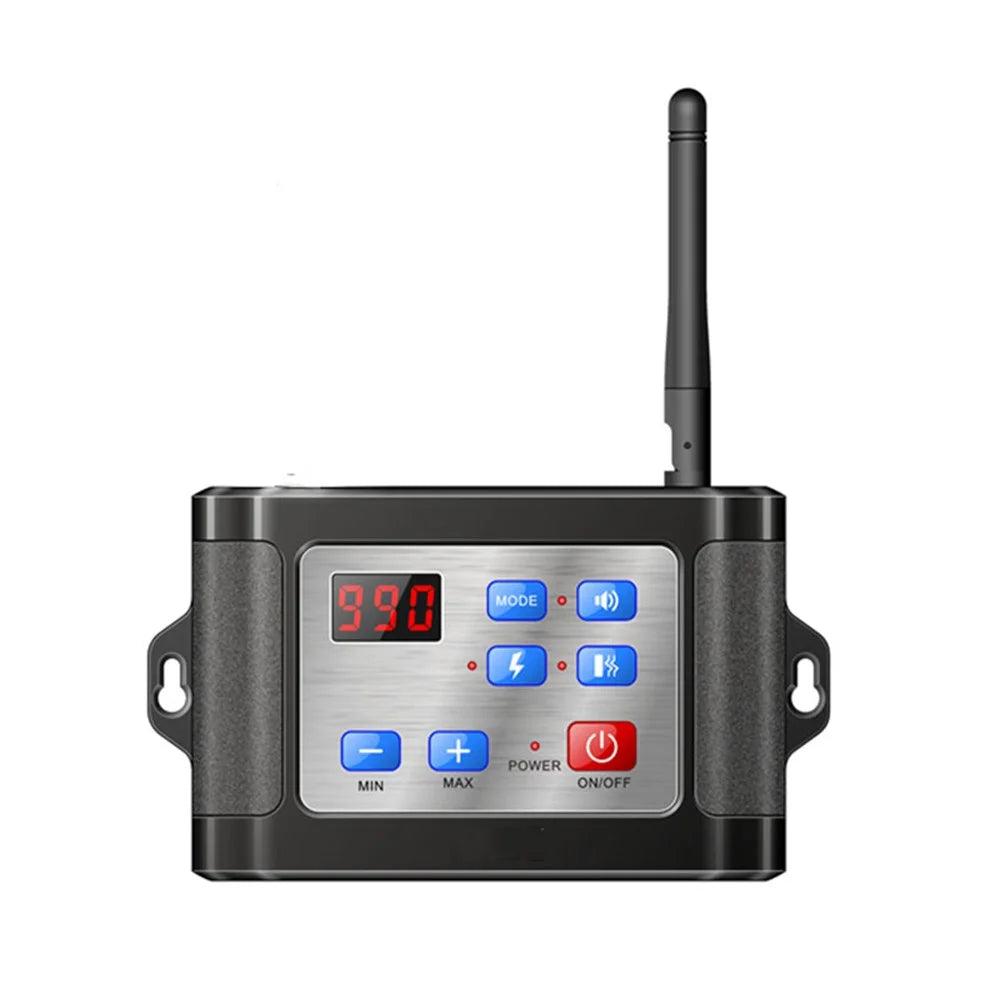 888 Wireless Electronic Dog Fence System Pet Training Rechargeable Electric Collar, 1 Transmitter+1 Receiver - EU Plug - 5